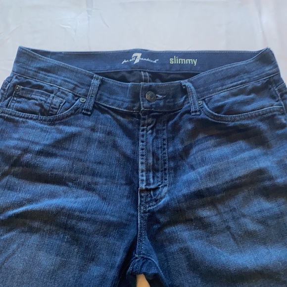 🌈 7 for all Mankind boyfriend jeans size 32🌈 - Picture 2 of 7